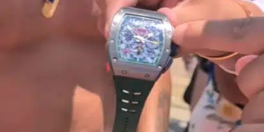 De Richard Mille die in de oceaan was gevallen