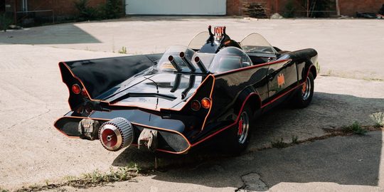 De Batmobile die te koop staat op Catawiki