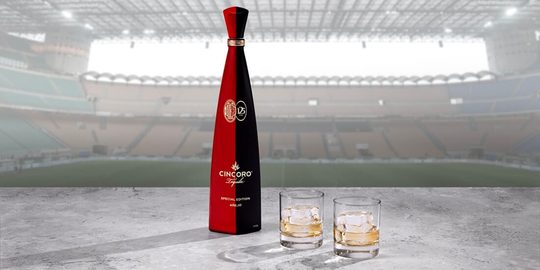 De tequila die door AC Milan wordt verkocht