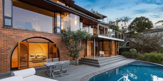 De watervilla in Sydney