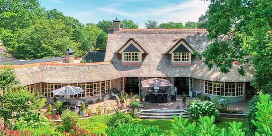 De achterzijde van de Brabanste villa