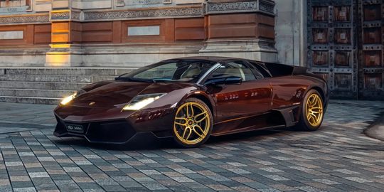 De buitenzijde van de Lamborghini Murciélago