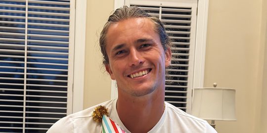 De tennisser Alexander Zverev
