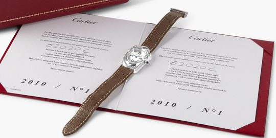 De recent geveilde Cartier Cheich