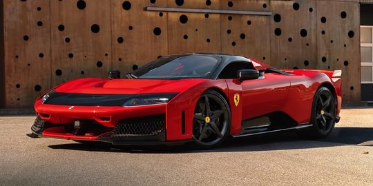 De voorzijde van de Ferrari F80