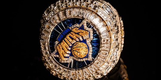 De kampioensring van de New York Knicks