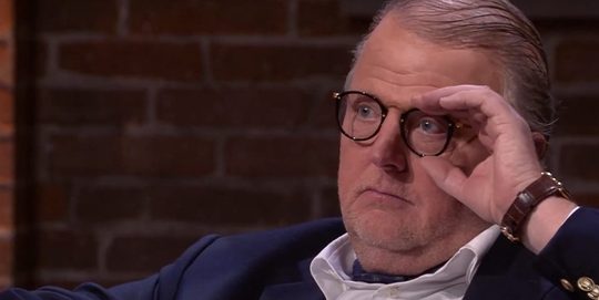 Michel Perridon tijdens een interview