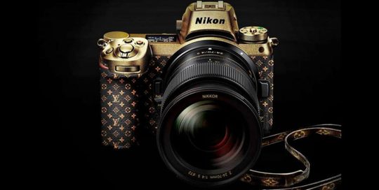 Nikon camera Louis Vuitton stijl Pure Luxe
