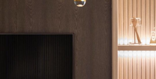 Het interieur met een luxe sfeer van een woning