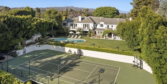 De villa van Reinout en Danielle Oerlemans in Beverly Hills