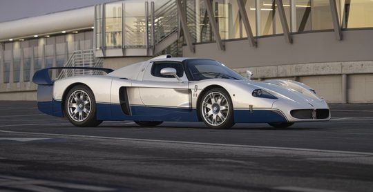 De Maserati MC12 die naar de veiling gaat
