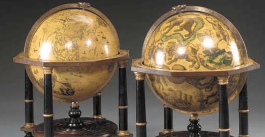 globes frits philips collectie kunst Arenberg Auctions Pure Luxe