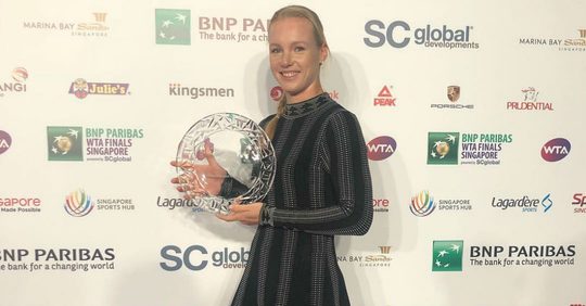 kiki bertens wta-finals singapore overwinning Pure Luxe 2