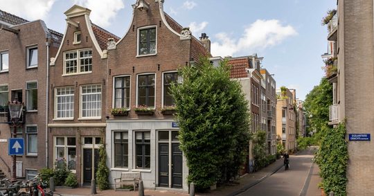 De woning van Lex Uiting in de Jordaan in Amsterdam