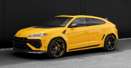 De zijkant van de Novitec Lamborghini Urus SE