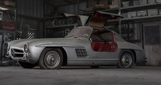 Zeldzame Mercedes-Benz 300 SL 'Alloy' Gullwing