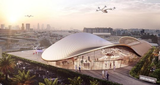 Vliegende taxi Dubai 2026