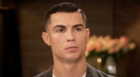 Cristiano Ronaldo tijdens een interview