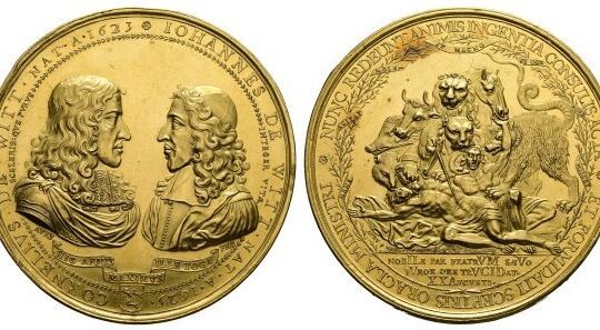 De gouden munten die bij een veiling een recordbedrag hebben opgeleverd