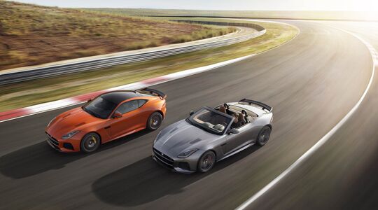 Illustratie voor: F-TYPE SVR is snelste en krachtigste in serie geproduceerde Jaguar ooit