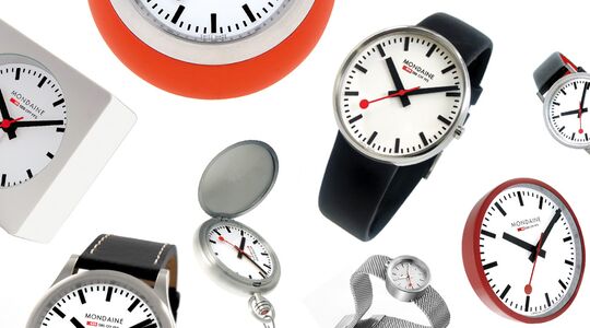 Illustratie voor: Mondaine: Official Swiss Railways Watch