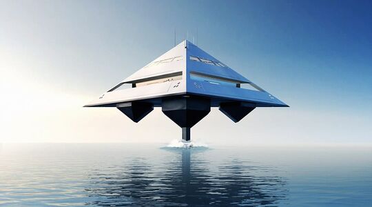 Illustratie voor: Dit Bizarre Superyacht Zou Zomaar Werkelijkheid Kunnen Worden