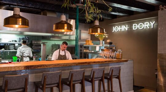 Illustratie voor: Pureview: John Dory | Vistronomie Amsterdam
