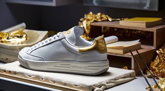 Illustratie voor: Check Deze Adidas Stan Smith van Echt Goud