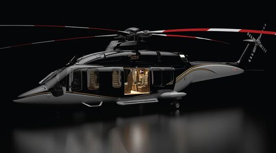 Illustratie voor: Nieuwe Bell-Helikopter is geknipt voor een James Bond schurk