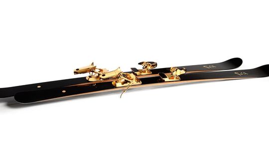 Foil oro nero limited edition ski's Pure Luxe