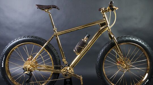 The House of Solid Gold Mountainbike The Beverly Hills Edition Pure Luxe