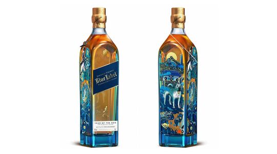 johnnie walker blue label year of the dog fles Pure Luxe