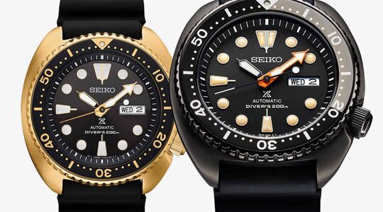 twee nieuwe Seiko turtle divers Pure Luxe