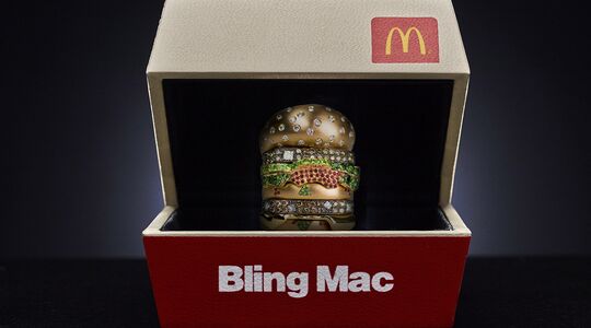 mcdonalds big mac valentijnsdag bling mac Pure Luxe