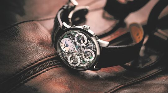 MB&F legacy machine perpetual calendar titanium Pure Luxe