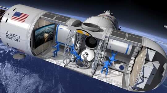 aurora station orion span ruimte overnachting hotel Pure Luxe