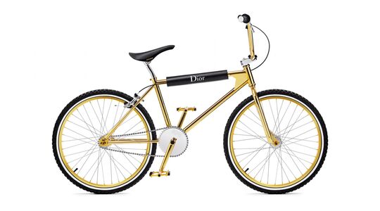 dior homme bogarde bmx bike limited gold fiets Pure Luxe