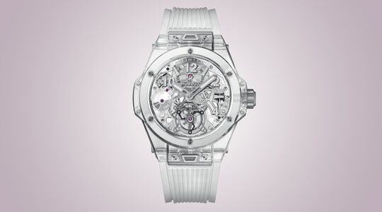 hublot big bang tourbillon 5 days power reserve saffier horloge Pure Luxe