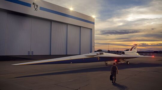 nasa xplane vliegtuig supersonisch geluidsbarrière Pure Luxe