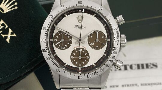 rolex daytona paul newman tropical dial sotheby's veiling Pure Luxe