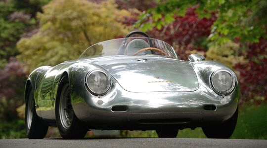porsche 550A spyder veiling mecum auctions Pure Luxe