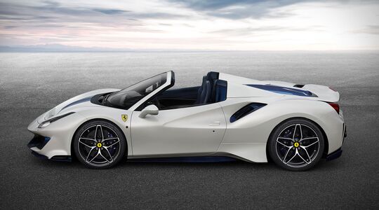 ferrari 488 pista spider cabrio pebble beach Pure Luxe