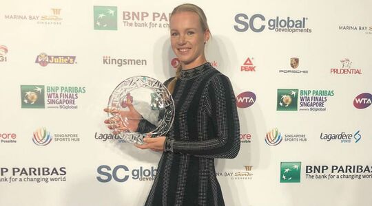 kiki bertens wta-finals singapore overwinning Pure Luxe 2