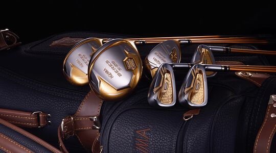 honma golfclubs japan goud staal Pure Luxe