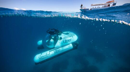 scuber onderzeeër australië uber queensland Pure Luxe
