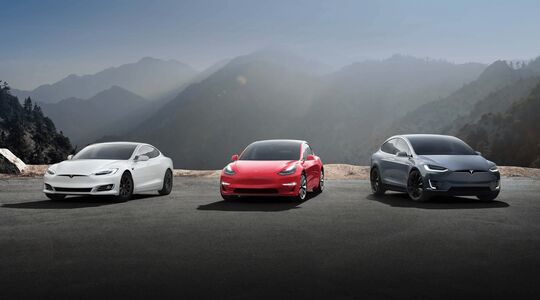tesla model s model x model 3 auto's Pure Luxe