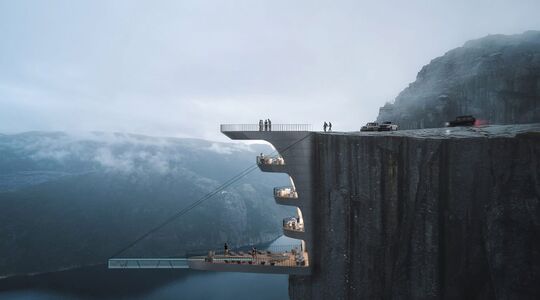 cliff concept boutique hotel preikestolen noorwegen klif Pure Luxe