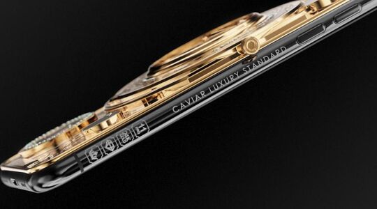 iphone 11 pro discovery solarius caviar goud Pure Luxe