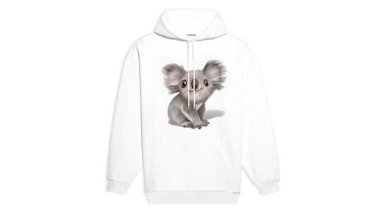 balenciaga koala tee hoodies kleding australië bosbranden Pure Luxe