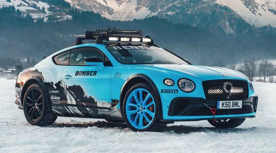 bentley ice racing continental gt coupé oostenrijk Pure Luxe